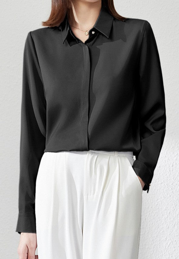 Livora™ | Haut satin doux à manches longues