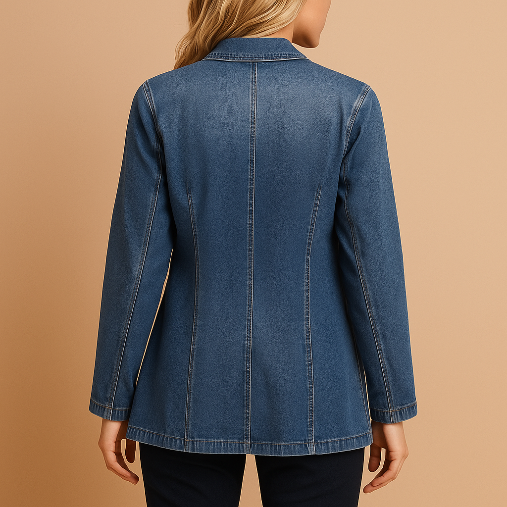 Livora™ | Blazer en denim ajusté pour femmes
