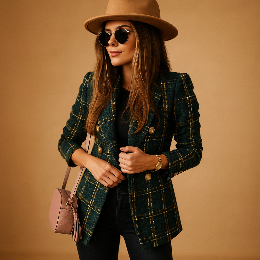 Livora™ | Blazer ajusté à la coupe élégante pour femmes