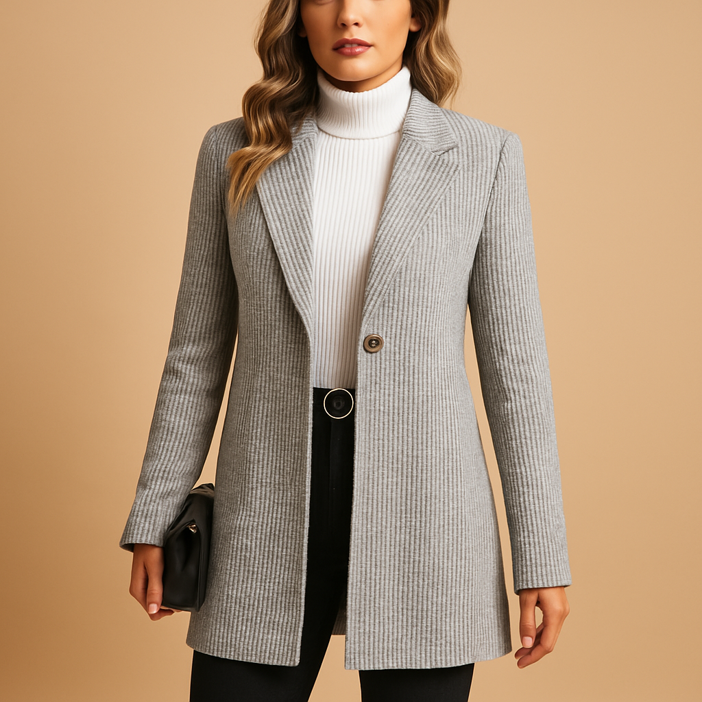 Livora™| Blazer ajusté à manches longues pour femmes