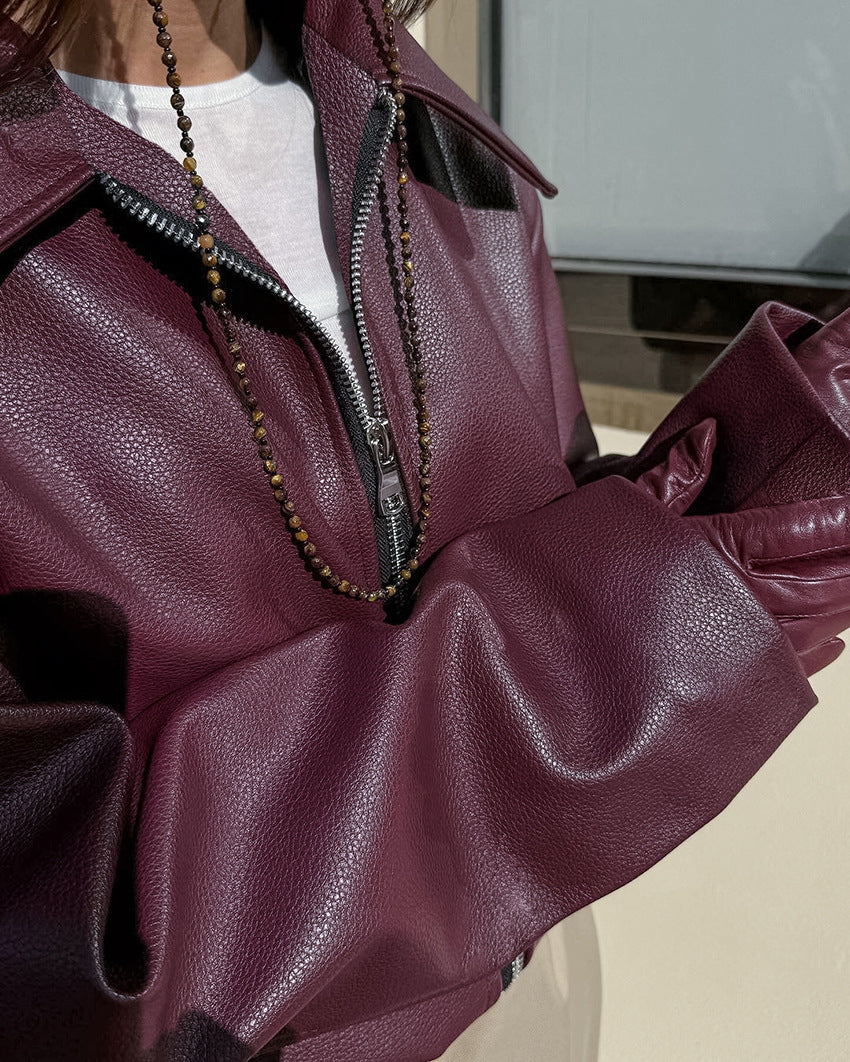 Livora™ |  Biker Bordeaux