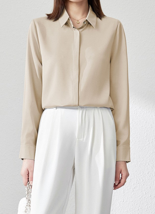 Livora™ | Haut satin doux à manches longues