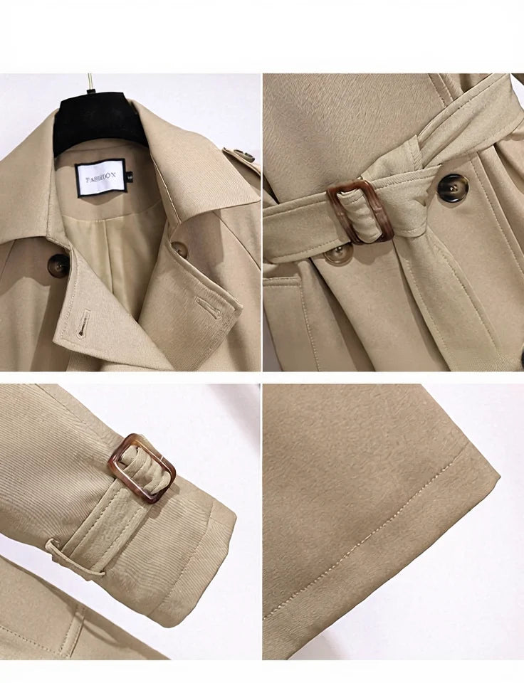 Livora™ | Trench mi‑long, chic et pratique