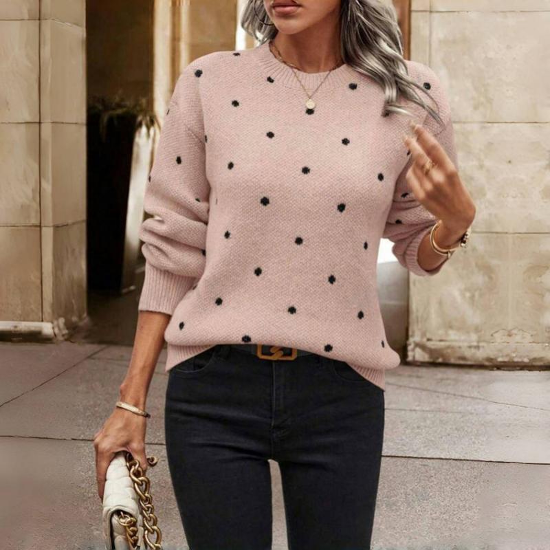 Livora™ | Pull en tricot à pois