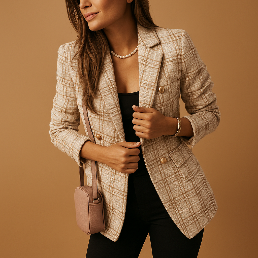 Livora™ | Blazer ajusté à la coupe élégante pour femmes