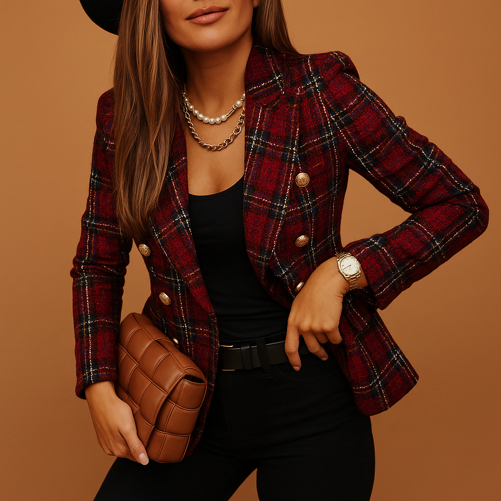 Livora™ | Blazer ajusté à la coupe élégante pour femmes