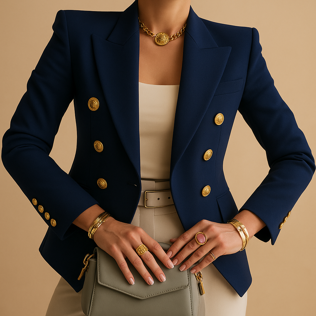 Livora™ | Élégant blazer long pour femmes